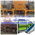 10t/h double shaft wood pallet shredder